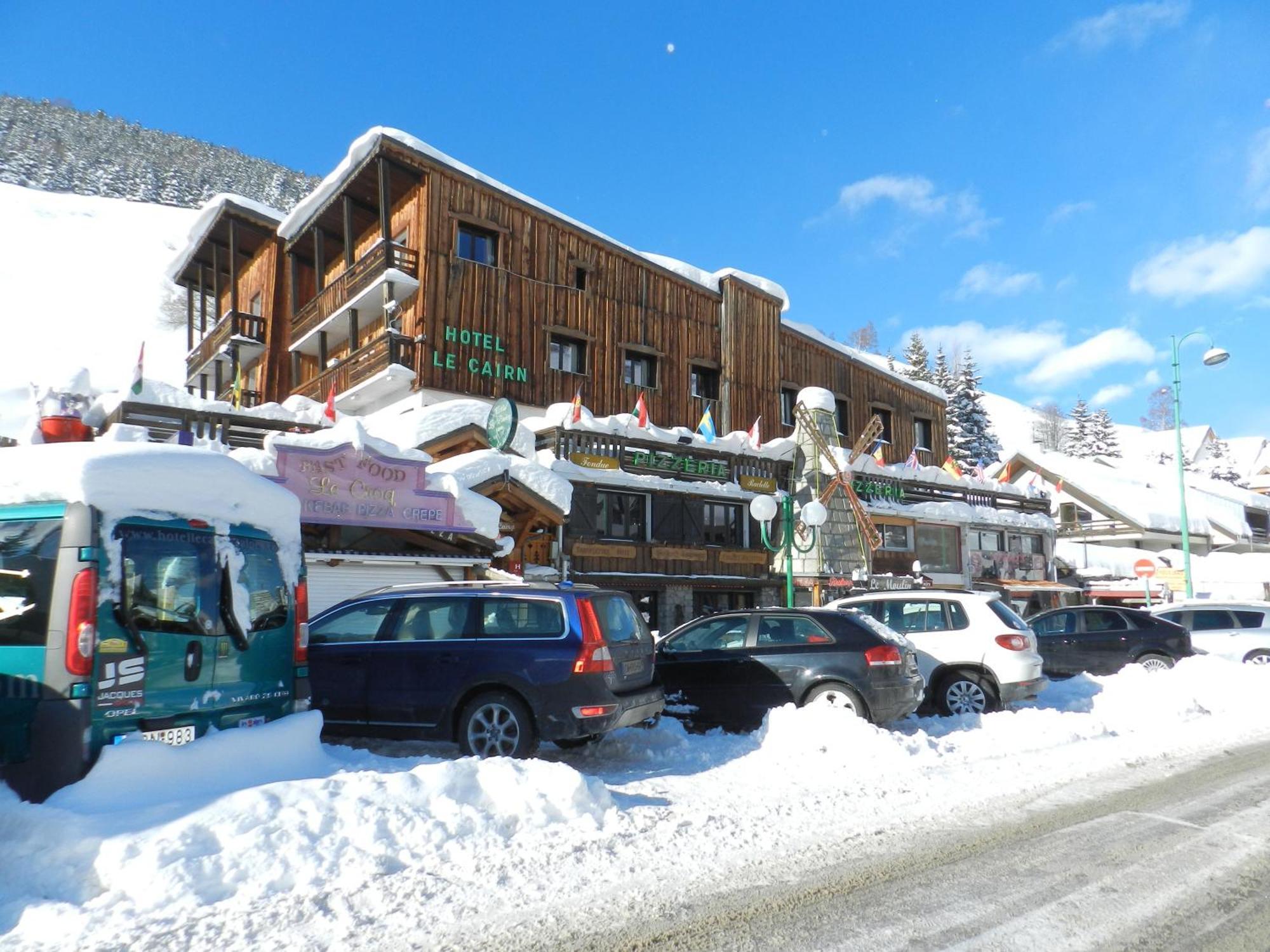 Hotel Le Cairn Les Deux Alpes Exterior foto