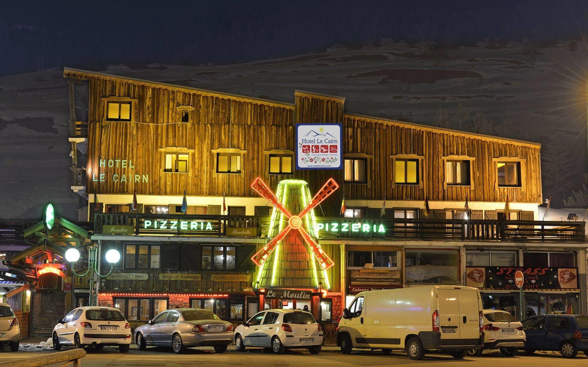 Hotel Le Cairn Les Deux Alpes Exterior foto