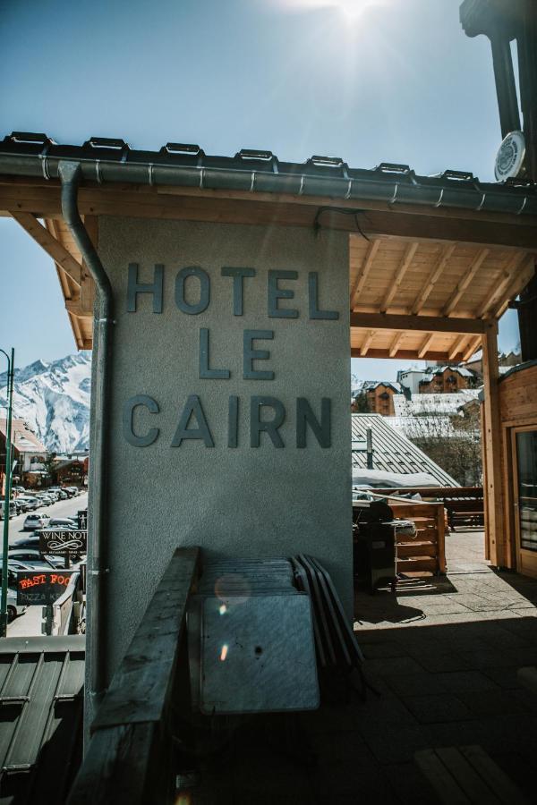 Hotel Le Cairn Les Deux Alpes Exterior foto